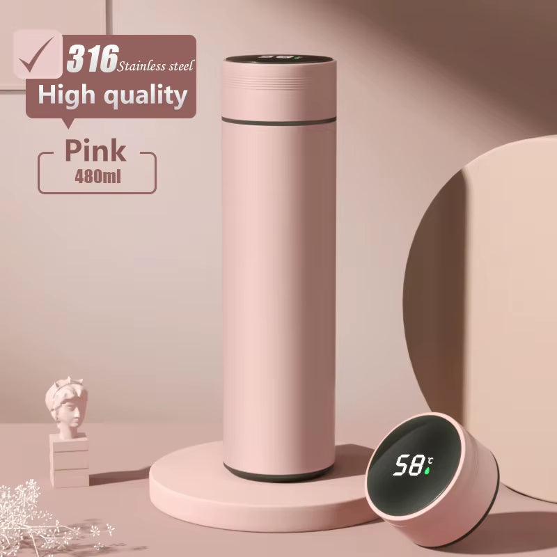 Intelligent Thermos Cup Stainless Steel Thermos Temperature Display Smart Water Bottle Vacuum Flasks Coffee Cup Christmas Gifts